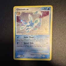 Pokémon Glaceon 5/100 Majestic Dawn Rare Holo Stage 1 Card 2008 (played)