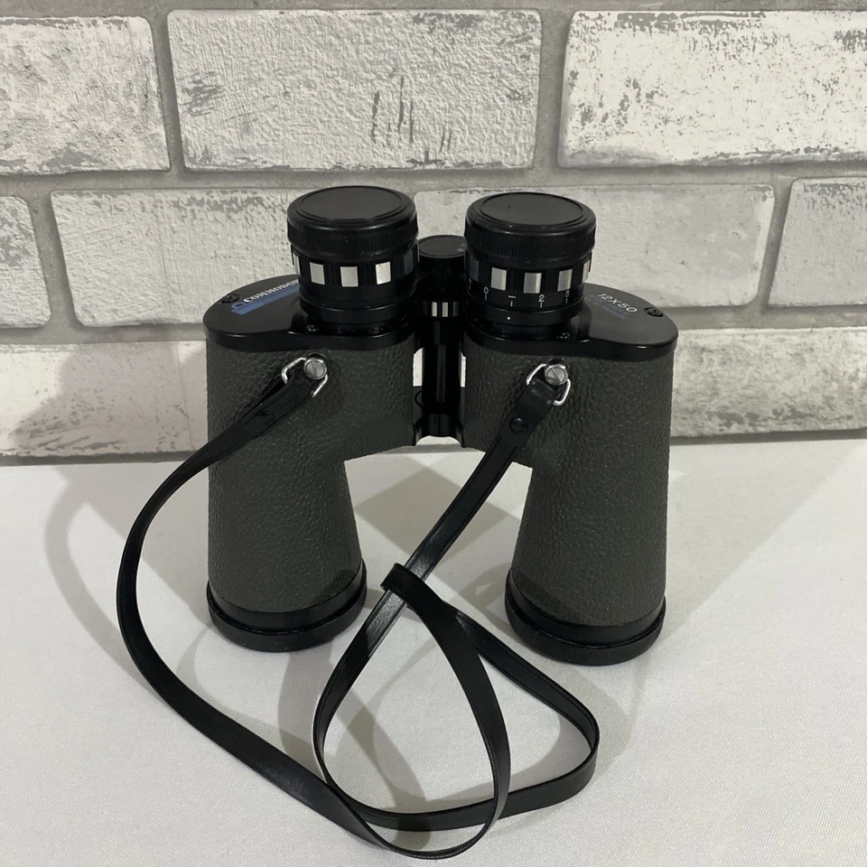 🌟 Vintage Commodore 12x50 wide angle binoculars 314ft at 1000 yards JAPAN VGC🌟 - Image 4 of 4
