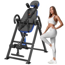 Inversion Table Heavy Duty 300 lbs Back Pain Relief Stretcher Machine