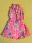 VTG Barbie RUFFLES 'N SWIRLS Pink Daisy Pattern Wrap Dress 1783 Variation HTF!