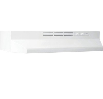 Broan-NuTone 413001 30  White Ductless Range Hood | Brand New | Fast Shipping