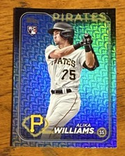 Topps 2024 Series 1 Alika Williams #265 Holiday Refractor Rookie NM Insert Card