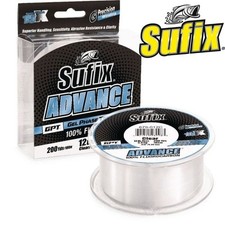Sufix Advance FC G2 Clear Fluorocarbon 100 yds Fishing Fluorocarbon Line 8-20 lb