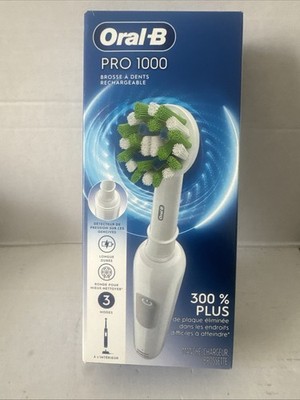 Oral-B Pro 1000 3d Cross Action Rechargeable Toothbrush