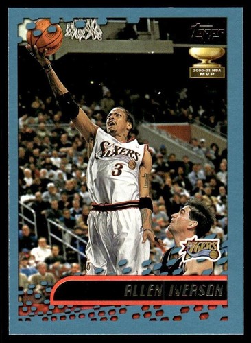 Allen Iverson 2001-02 Topps #3 Philadelphia 76ers Basketball Card