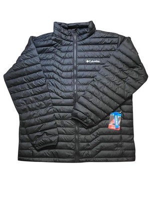 Columbia Men's XL Woodrose Crest Packable Omni-Heat Down Jacket Zipper Pockets