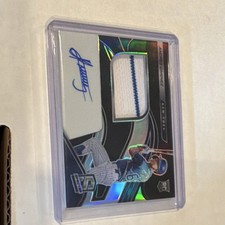 2021 Panini Spectra Andres Gimenez Rookie #118 New York MLB Autograph Patch