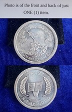 1973 Free Man God & Country Trust In The Lord 1 Troy Oz 999 Fine Silver Round 95.00 per troy oz