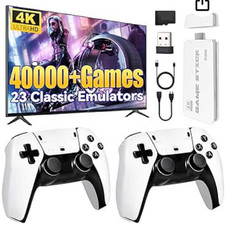 Wie NEU! - YunLone Retro-Gaming-Konsole, 4K-HDMI-Videospielkonsole, 40000 Spiele