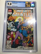 PRIMO:  INFINITY GAUNTLET #6 THANOS Avengers 1991 Marvel comics NM/MT 9.8 CGC
