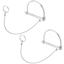 2-pack Trailer Coupler Pins 14 X 3.2 Carbon Stainless Steel Hitch Pin With