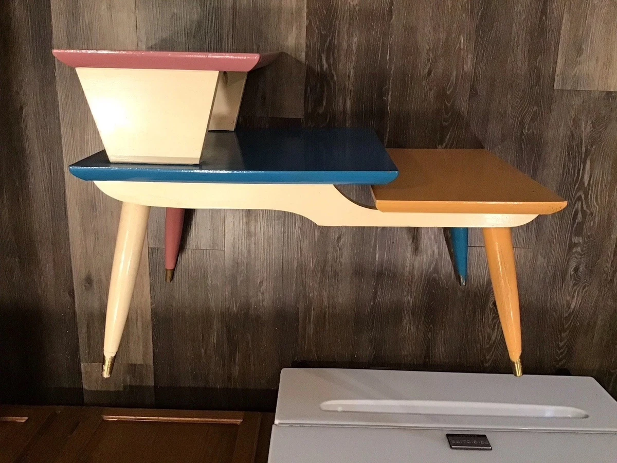 １*s様 ★US Vintage 50s Step Table 1*s様 ☆US Vintage 50s Step Table Vintage Step Table In Antique