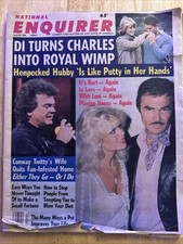 National Enquirer Magazine April 24, 1984 - BURT REYNOLDS / LONI ANDERSON Vtg