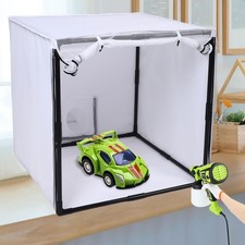 Portable Spray Paint Booth With Filter And Mesh Painting Tent 75x75x75cm Part