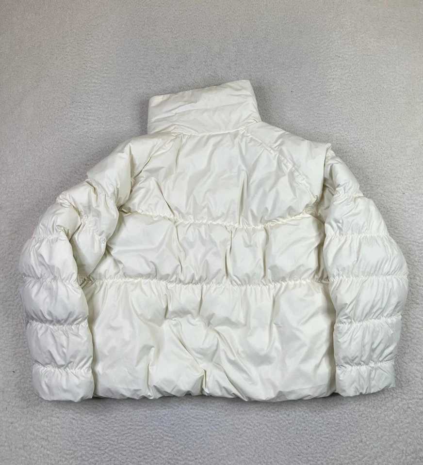 Nike Jacket Womens XL White Puffer Insulated Full Zip CD4216-110 Winter Coat - Image 2 of 4