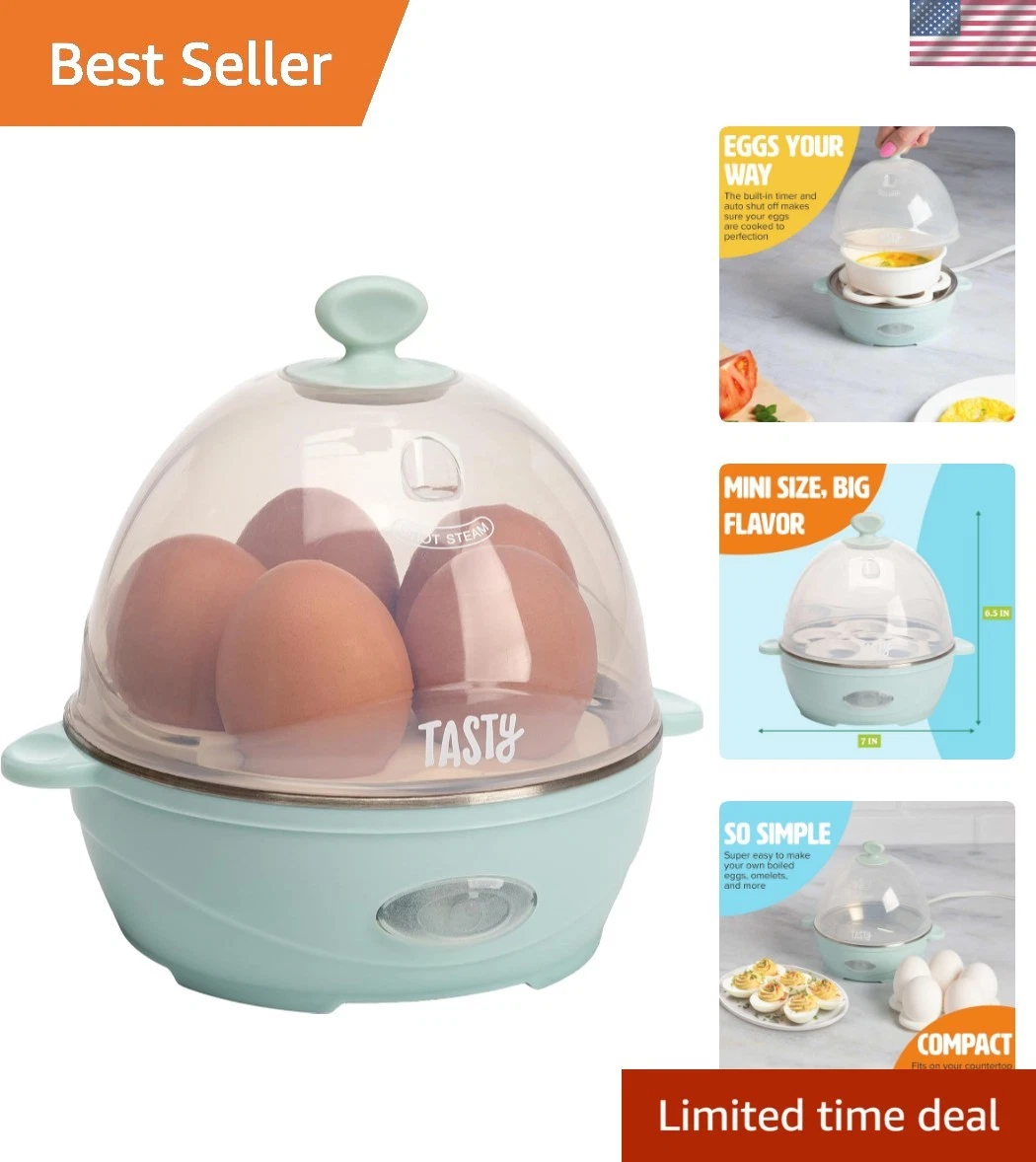 Mini Rapid Egg Cooker, 5-Egg Capacity for Perfect Hard Boiled Eggs or Omelets...
Opens in a new wind