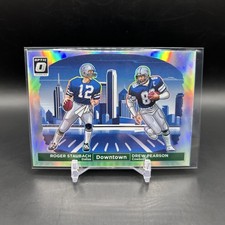 2024 Donruss Optic Roger Staubach Drew Pearson Dual Downtown Case Hit Cowboys
