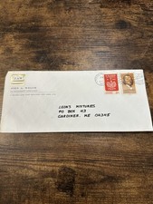 1989 USA Commercial Cover Poland Millennium Stamp Joseph Priestley Mixed Frank