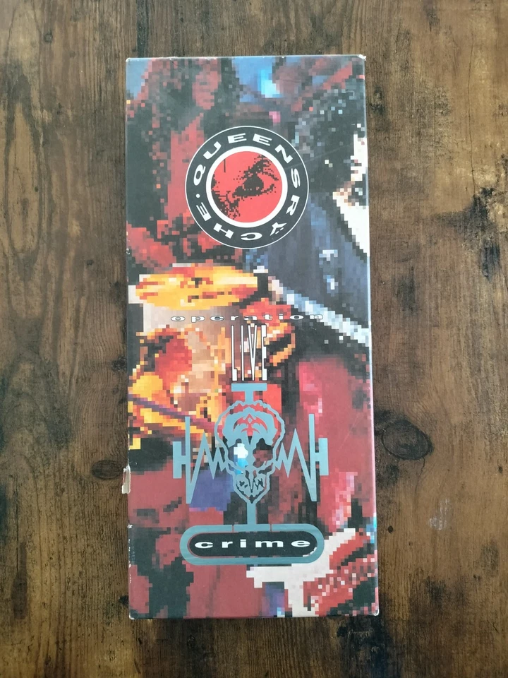 VINTAGE 1991 QUEEN-Queensryche Operation Mind Crime Live VHS Box Set Complete  - Image 2 of 4