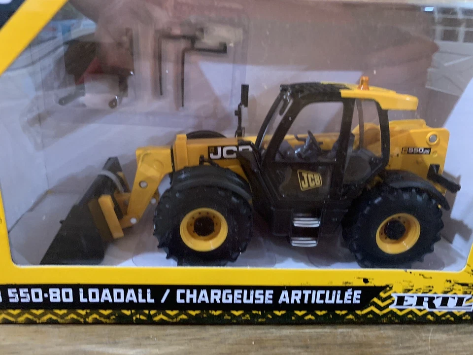 Ertl JCB 550-80 Loadall Telehandler 1/32 Scale Die-cast NIB - Image 2 of 4
