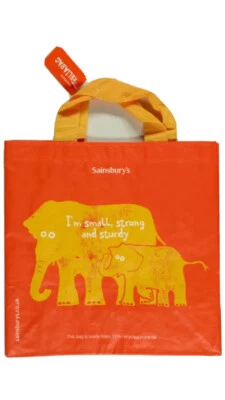 Sainsbury’s Medium Reusable Light Weighted Shopping Bag Brand New