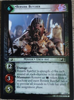 Berserker Butcher 6R60 - Rare Foil Lord of the Rings TDC