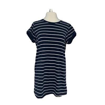 lulus t shirt dress Black and Cream Striped Dress - Shirt Dress - Shift Dress