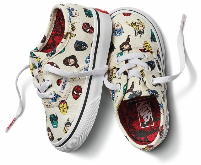 vans authentic marvel heads
