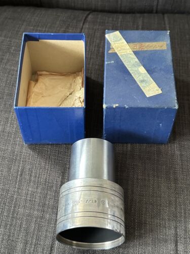 Wollensak 3-3/4” Cinema Raptar f1.9 Projection Lens -Scratched As Is/ For Repair - Picture 1 of 12