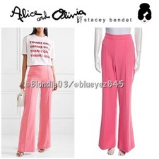 Alice + Olivia “Jalisa” trouser pants in bubblegum 6