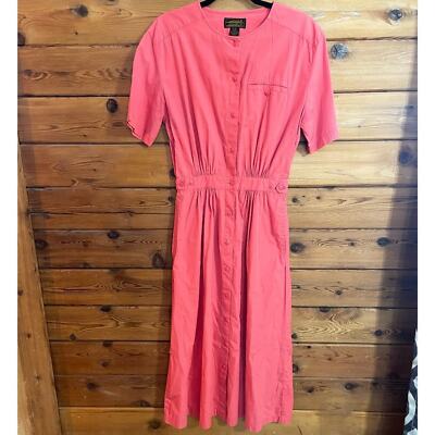 Vintage Eddie Bauer linen Pink Long prairie dress Small | eBay Vintage Eddie Bauer linen Pink Long prairie dress Small | eBay