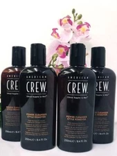 American Crew Power Cleanser Style Remover for Men 250ml/8.4oz (4 Pieces)