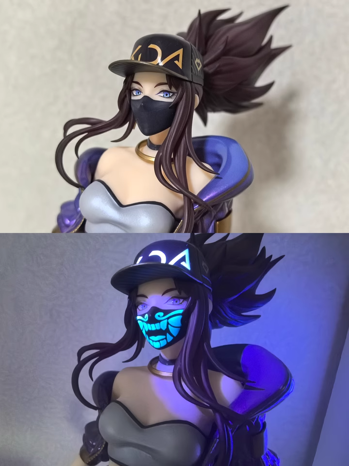 Genuine] League of Legends KDA 1/7 Akali Sculpture Action Figure