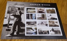 US Scott # 5212 Andrew Wyeth Sheet 12 forever stamps