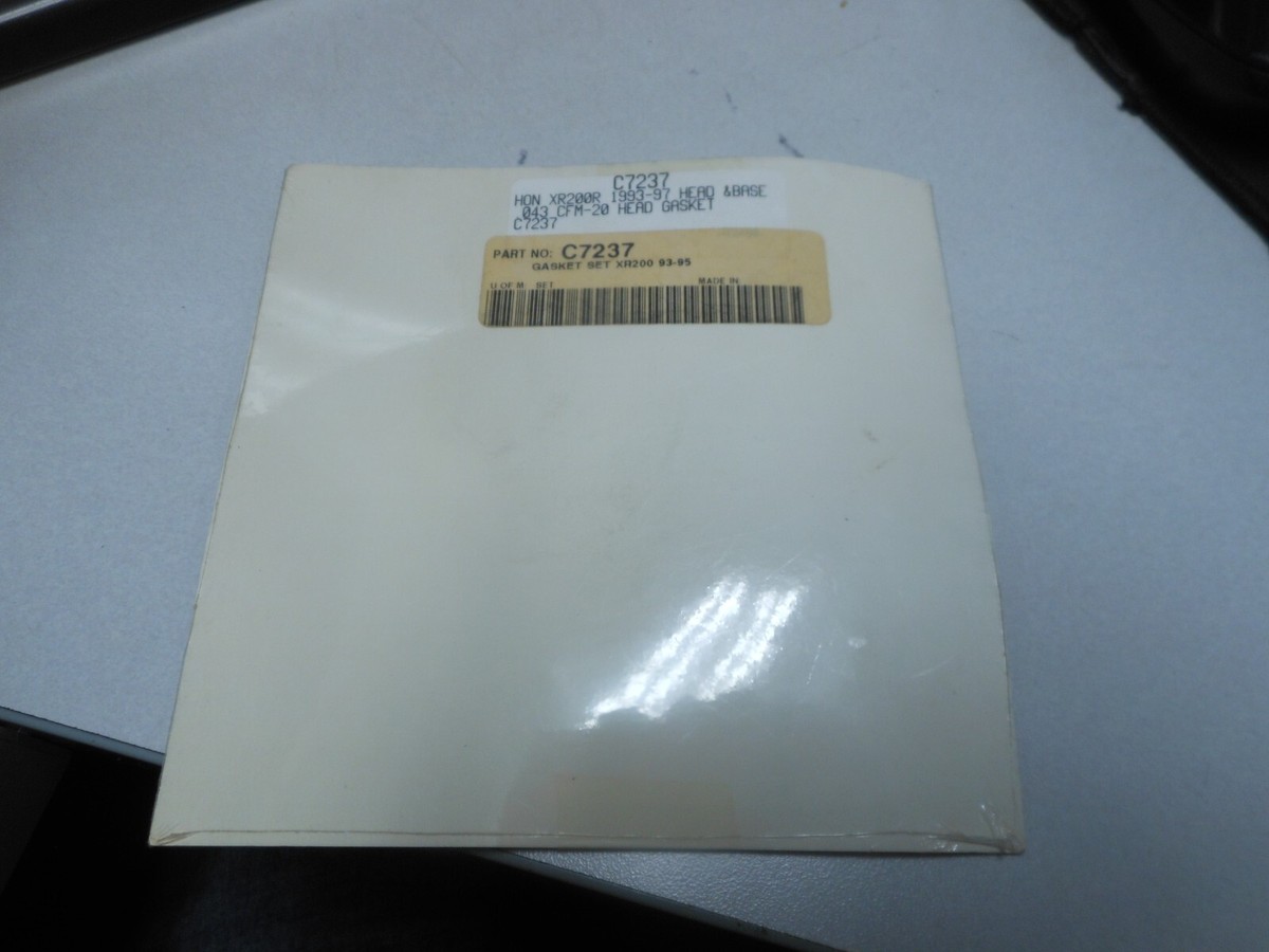 NOS Cometic Top End Gasket Kit Fits: Honda 1993-1997 XR200 C7237