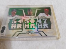 2008 Topps Triple Threads Relics Howard, Arod, Fielder 10 of 18