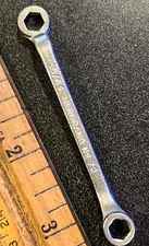 VINTAGE HERBRAND TOOLS, 7/32" x 15/64" SAE, OFFSET BOX END IGNITION WRENCH, #72