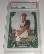 2007 Upper Deck Holiday Inn #23 Randy Johnson Card Graded PSA 10 Gem Mint Pop 3