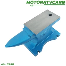 ALL-CARB Single Horn Anvil 110Lbs Cast Steel Anvil Blacksmith for Forge Tools