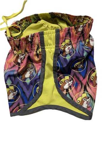 Girls Buc-ees Graphic Pullon Polyester Lined Walking Shorts Sz YXS - Picture 7 of 7