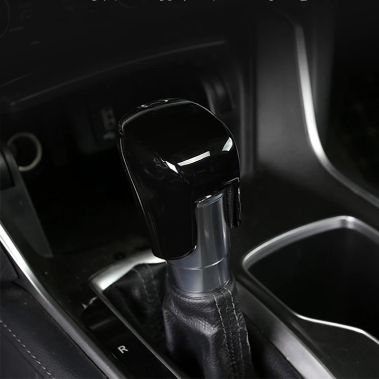 1PCS ABS Bright Black Gear Shift Knob Cover Trim for Acord 2023