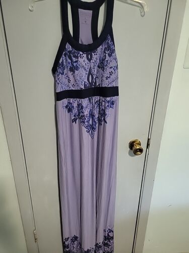 Athleta Women’s Blue  Jersey Knit  Maxi Dress Beac