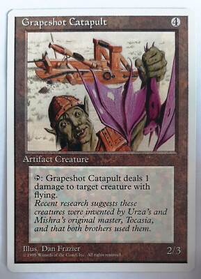  GRAPESHOT CATAPULT  4. EDITION 1995  NM  ARTIFACT  MAGIC THE GATHERING  MTG