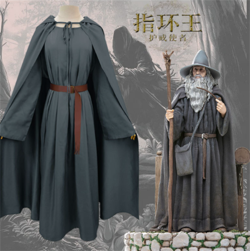 The Lord Of The Rings Gandalf Cosplay Men's Outfits Halloween Party Costumes  - Afbeelding 1 van 6