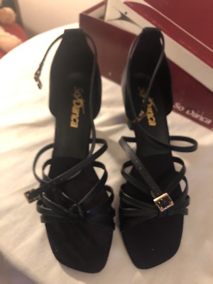 So Danca Woman s Open Toe Character Shoes Black Size 9