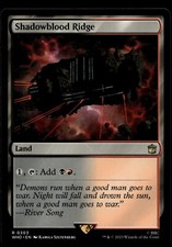 Shadowblood Ridge 303 MTG Dr Who Magic Gathering NM X1