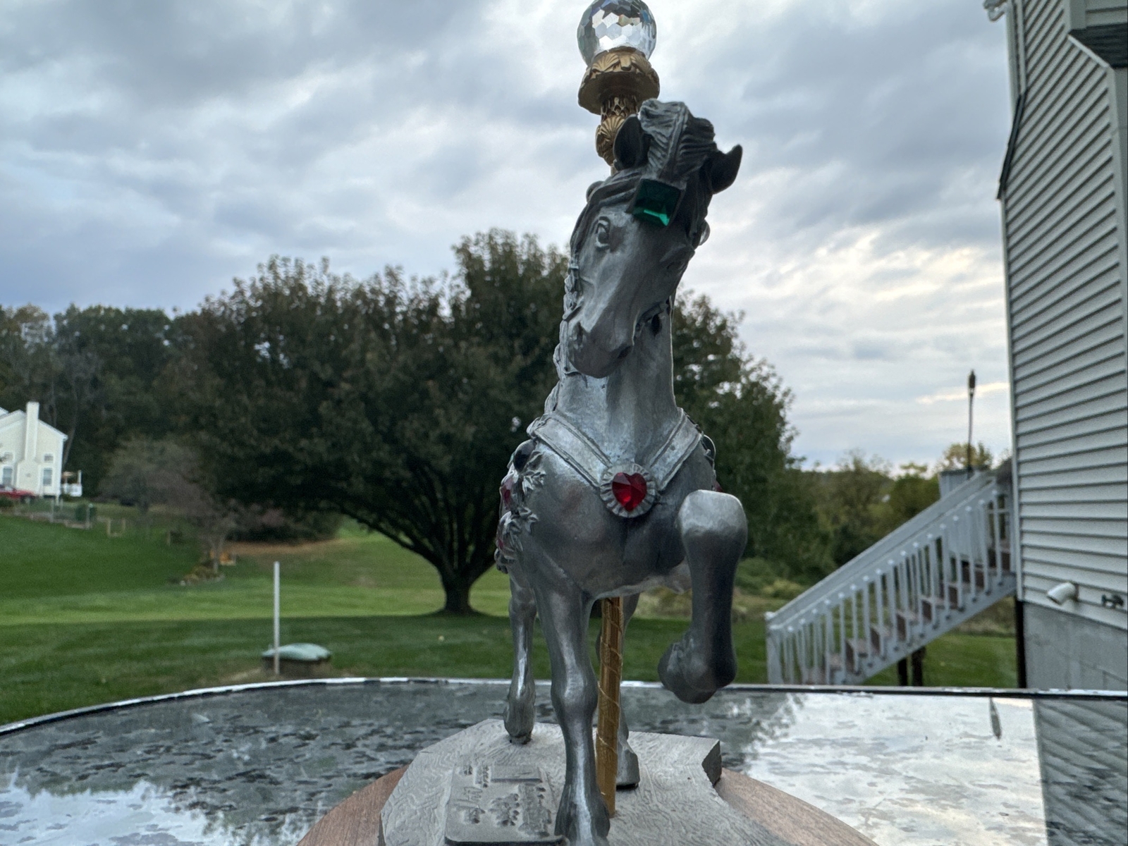 1985 Limited Edition Perth Pewter Carousel Horse Figurine Art Sculpture Rare HTF