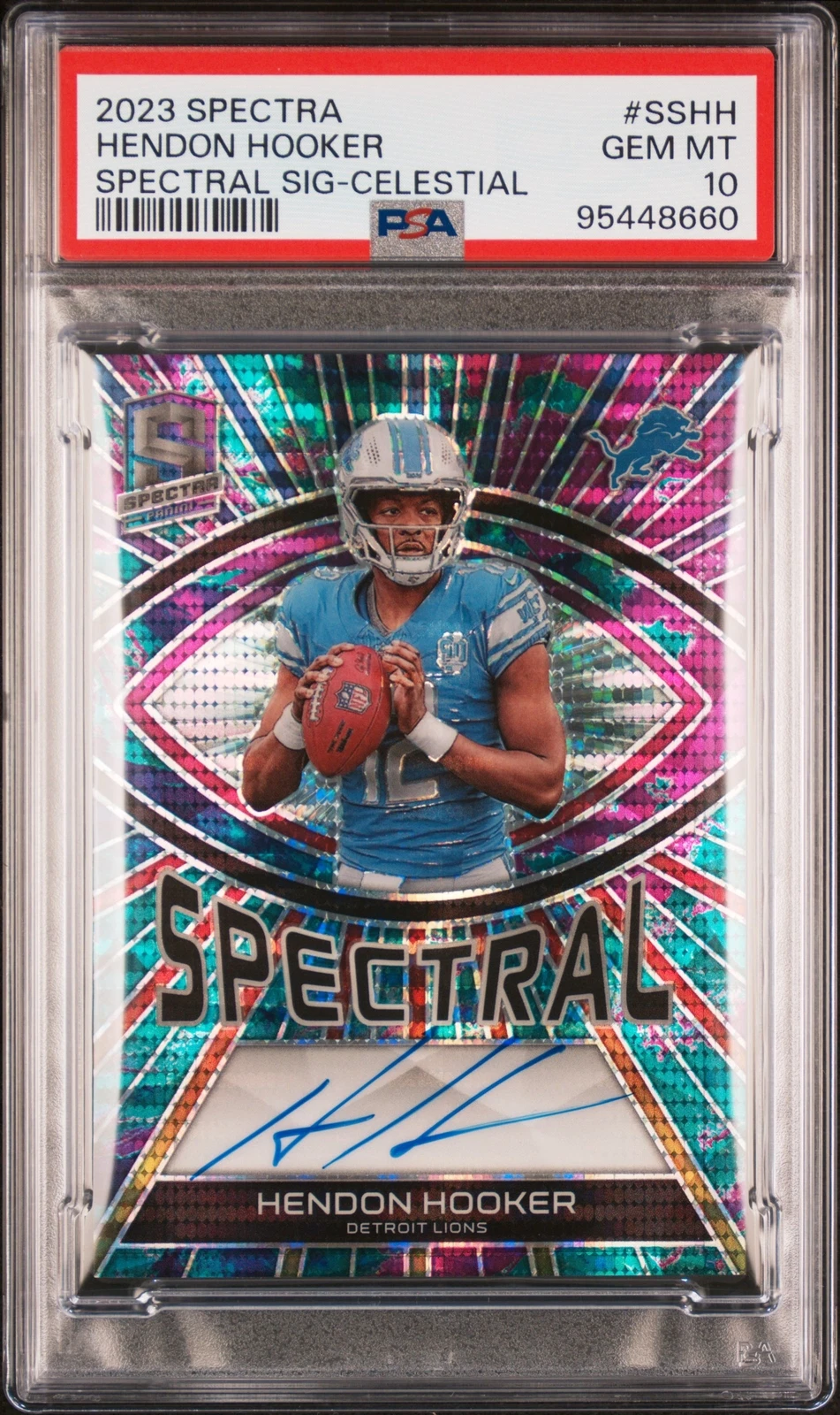 Hendon Hooker Panini Spectra Spectral Signatures #SSHH Celestial