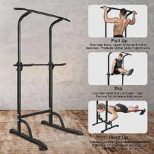 Sport Power Tower Workout Dip Station Pull Up Bar