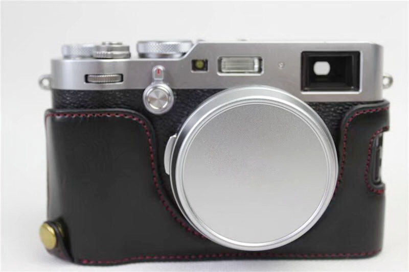 Leather Half Case for Fuji X100F FUJIFILM Camera Grip